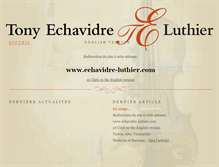 Tablet Screenshot of echavidre-luthier.fr